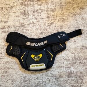 Bauer Supreme Black and Yellow Hockey Guard